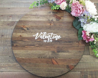 Personalized round wood guest book signature board, guestbook alternative, keepsake guest book sign, wedding decor, please sign our book