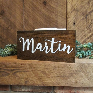 Wedding card box, open top wood card box, card holder for reception, baby shower decor