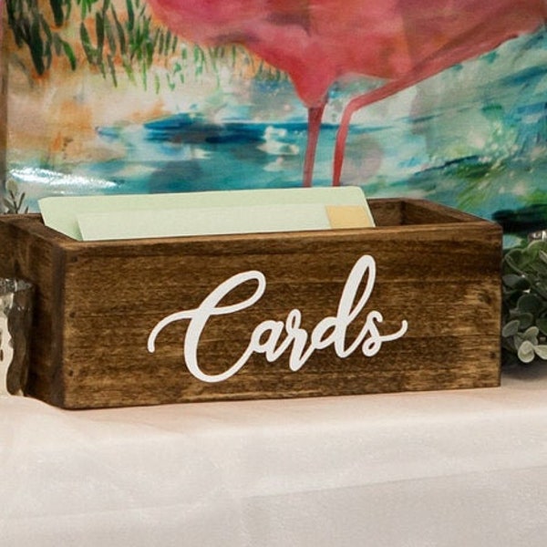 Wood Card Holder Etsy