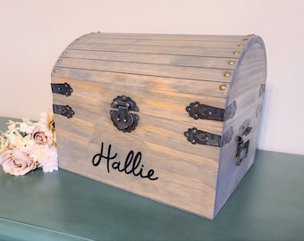 Cofre de recuerdos personalizado, regalo de Navidad para niños, regalo de cumpleaños para niños, caja cápsula del tiempo, regalo para recién nacido, regalo de primer cumpleaños