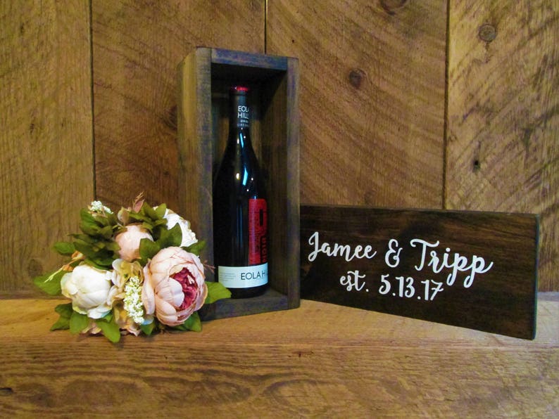 Personalized Wine Box Love Letter Box Wedding Unity Ceremony Etsy