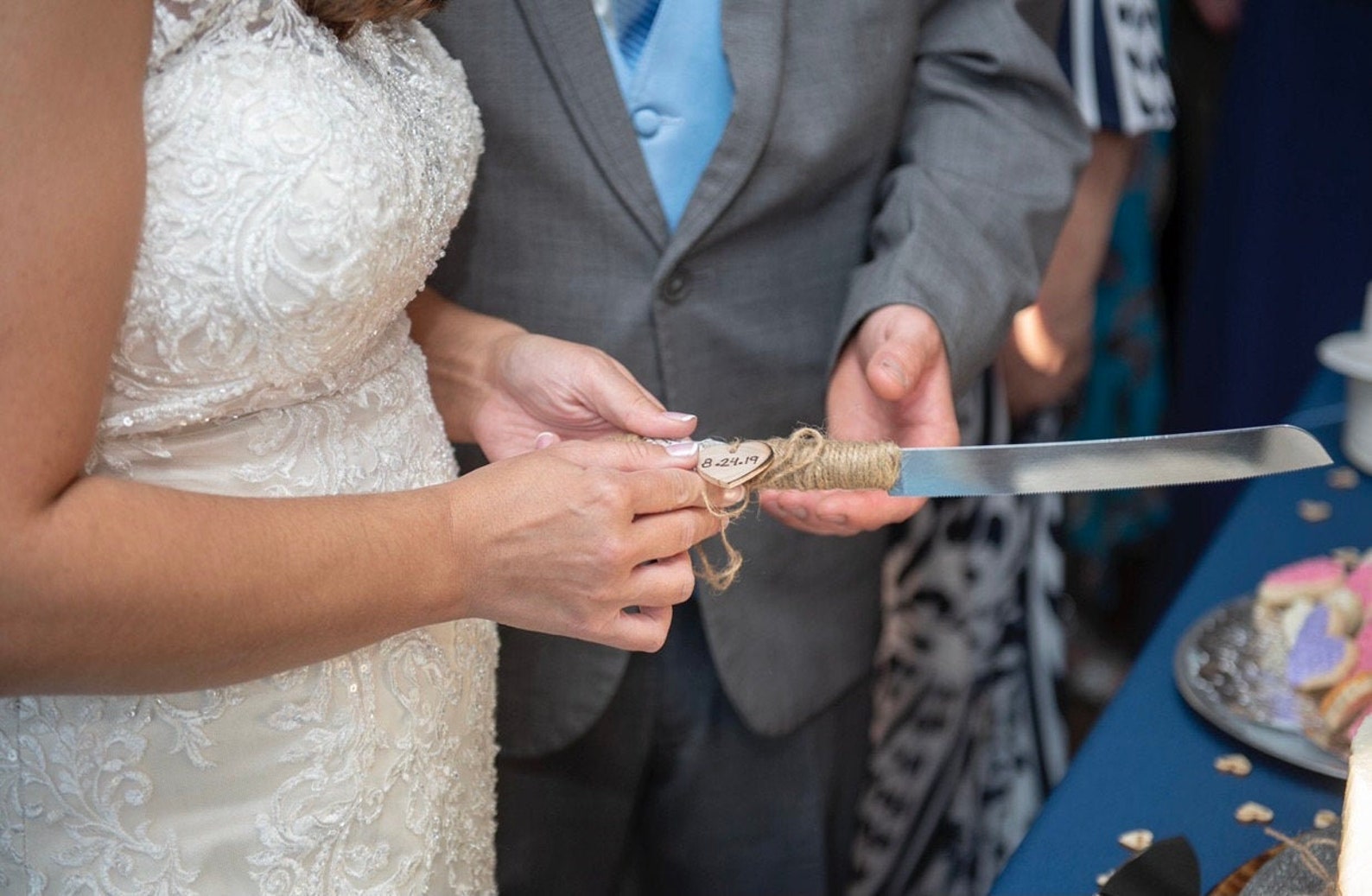 Personalized Cake Knife Set, Cake Serving Set, Custom Cake Knife