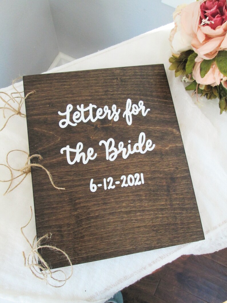 Letters to the Bride Book Bridal Shower Book Bridal Shower Etsy