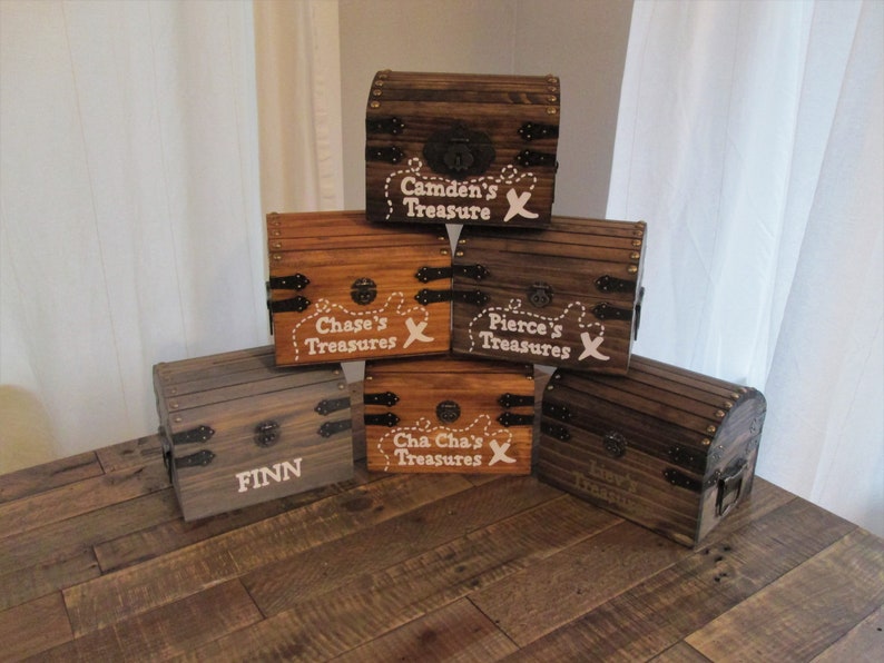 Personalized Keepsake Treasure Chest Kids Birthday Gift Gift Etsy