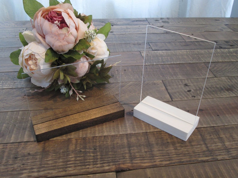 DIY acrylic sign blank acrylic sign 8x10 10x12 4x6 clear Etsy