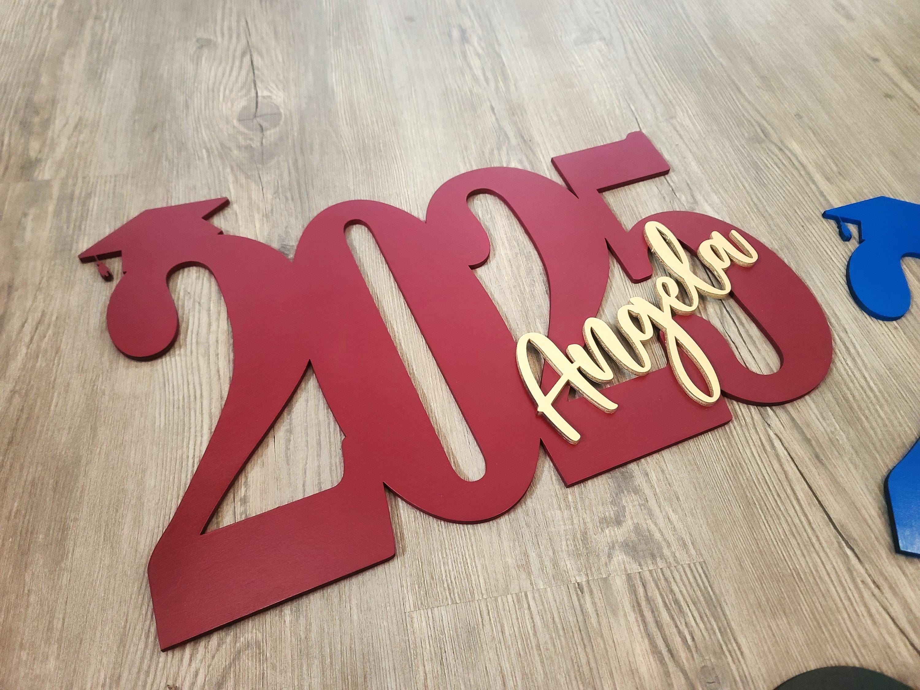 Grad Name Sign Custom Grad Name Sign, Graduation Party Centerpiece, Personalized Grad ...