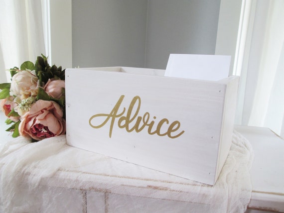 advice box baby shower