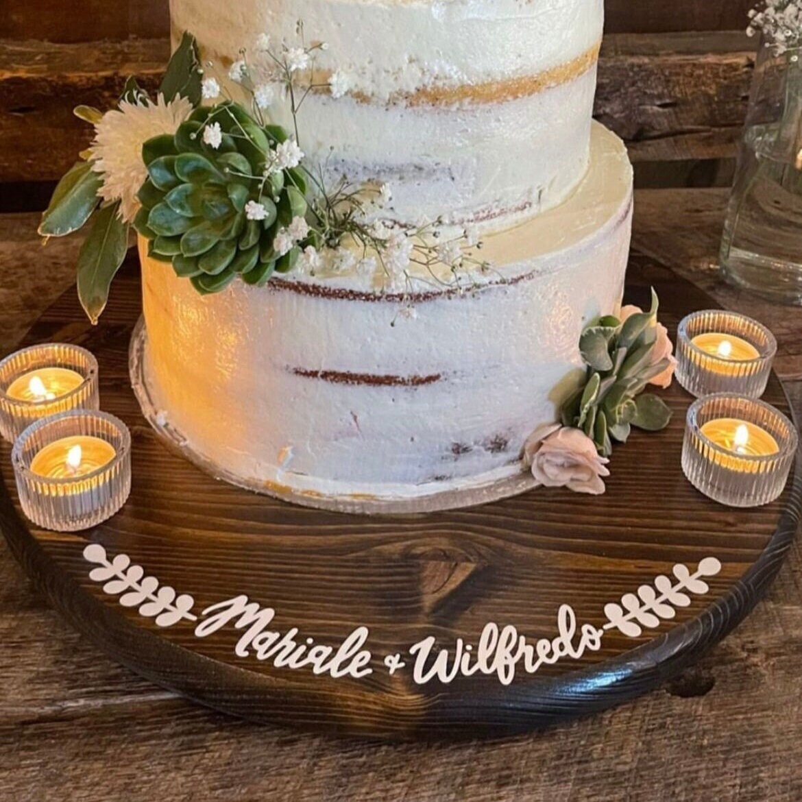 Flat Cake Stand Etsy