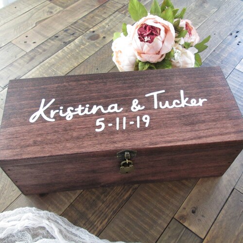 Personalized Unity Ceremony Wedding Ceremony Wine Box Etsy