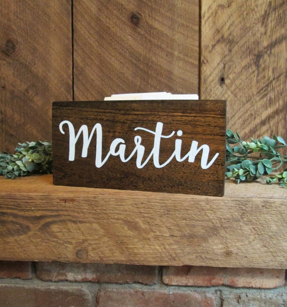 Personalized Card Box Custom Wood Cards Holder Image 0