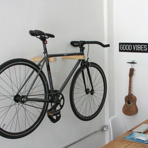 LEVITA Wooden Bike Rack, bike shelf, bike storage, wall mount