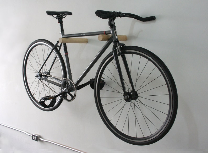 LEVITA Wooden Bike Rack, bike shelf, bike storage, wall mount image 5