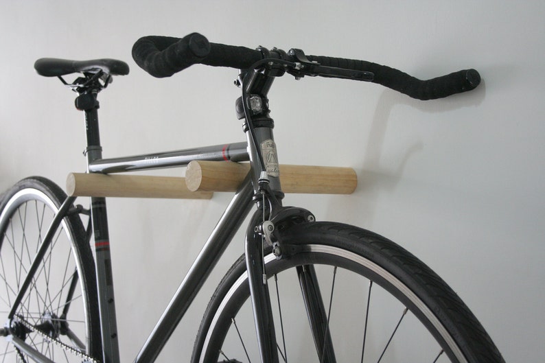 LEVITA Wooden Bike Rack, bike shelf, bike storage, wall mount image 4