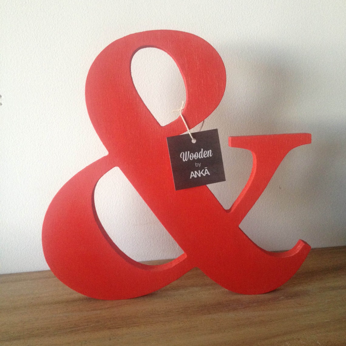 Wooden Letters Home Decor Shelf Decor Ampersand Wood Etsy