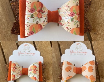 Fall Bows and Baby Headbands