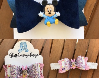 Baby Mouse headband and bow tie