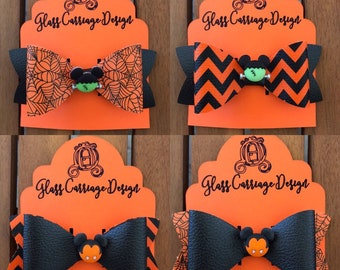 Mouse Halloween Bows