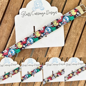 Super Hero Mouse Ear Keychain/Mickey Ear Holder/ Mickey Ear Keychain/ Mickey Ear Key Fob