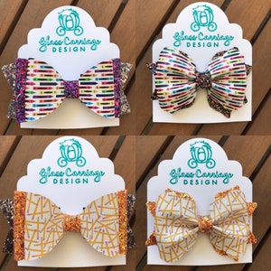 Back to School Bows