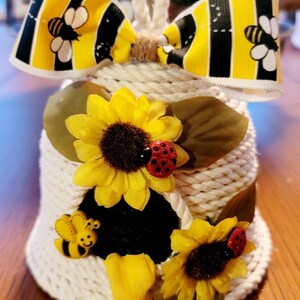 Bee Hive, Bee Skep, Spring Decor, Summer Decor, Bee Hive