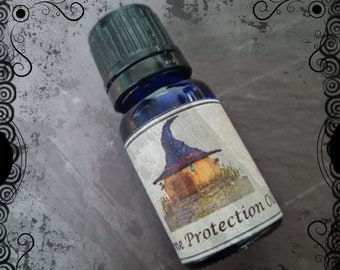 Home protection oil, house, witch shield, barrier for anointing doorways, windows, candles