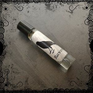 Raven original unisex magical perfume oil, fragrance, mysterious scent 10ml roll on, men, women, non-binary