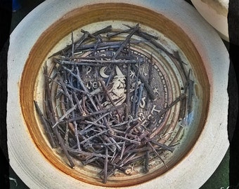 Trece alfileres de endrino, espinas, espinas para magia, ritual, brujería, pagano, wiccan, bruja, hechizos