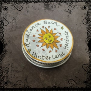Radiance balm, handmade natural botanical beauty balm, skin soothing
