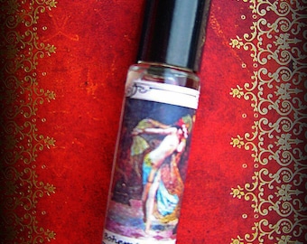 Bohemian Boudoir Perfume Oil, Patchouli Musk Opium Scent, 10ml Roll On
