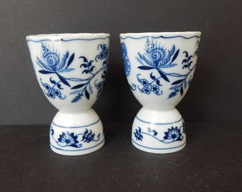 Set of 2 Blue Danube Egg Cups