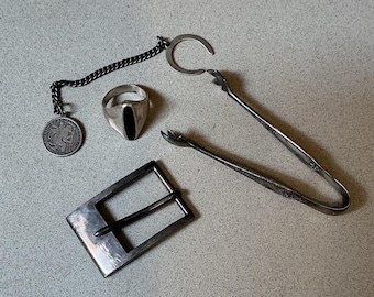 Four Silver Items, Three Sterling, One .825