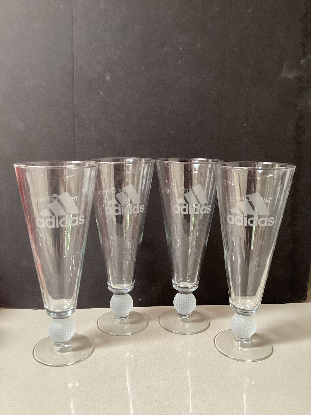 Adidas Taylor Made Golf Ball Beer Glasses Etsy
