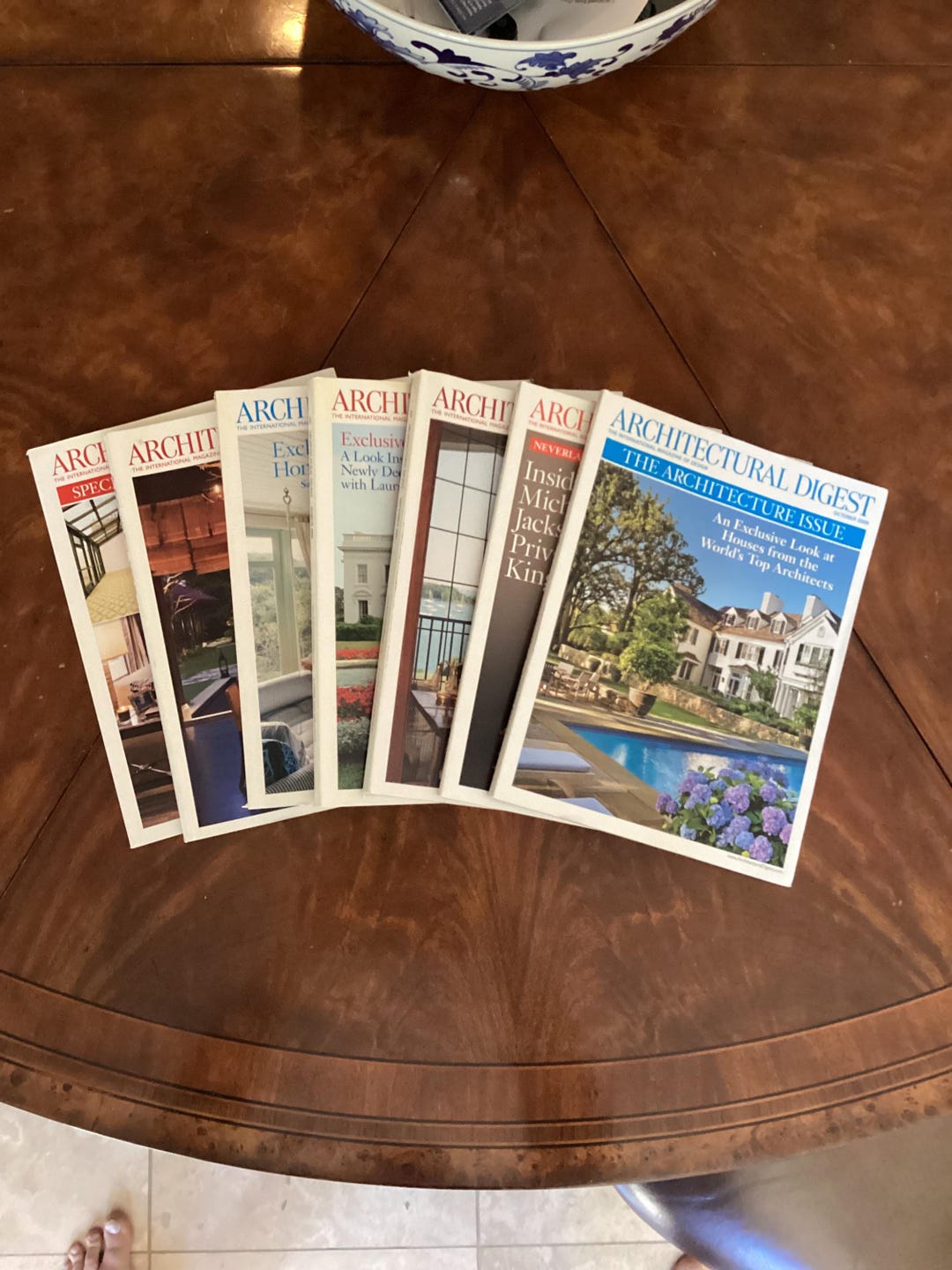 7 Architectural Digest Magazines 2000s Michael Jackson White House ...