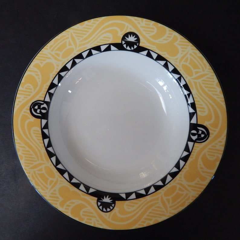 Set of 4 Sasaki MAYFAIR Rimmed Soup Bowl