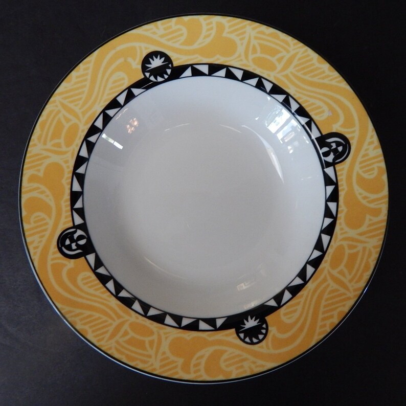 Set of 4 Sasaki MAYFAIR Rimmed Soup Bowl