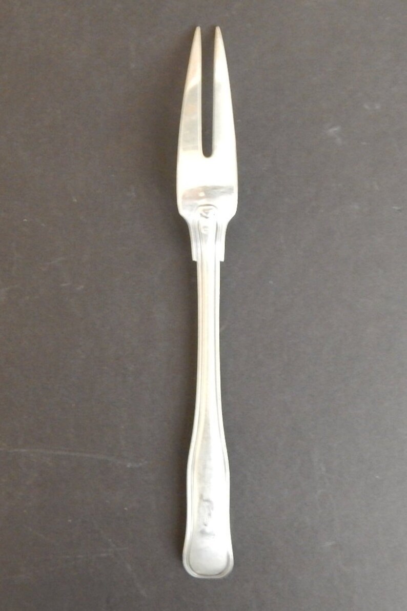 Georg Jenson Old Danish Sterling Silver Meat Fork
