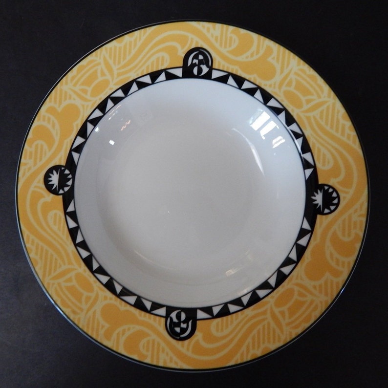 Set of 4 Sasaki MAYFAIR Rimmed Soup Bowl