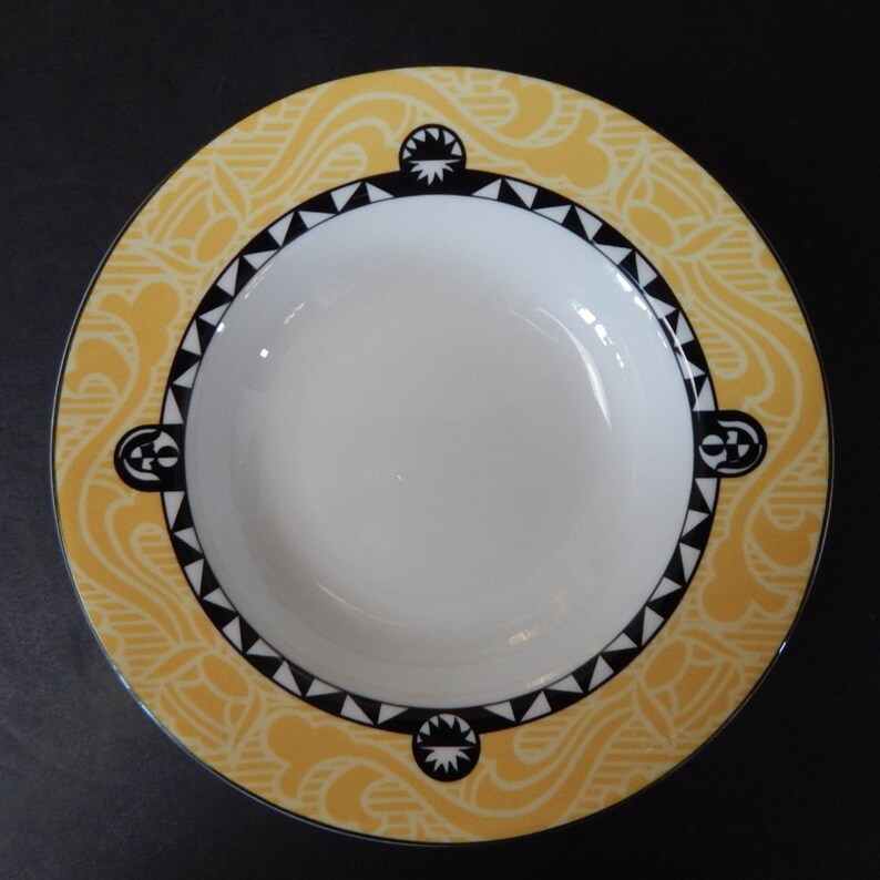 Set of 4 Sasaki MAYFAIR Rimmed Soup Bowl