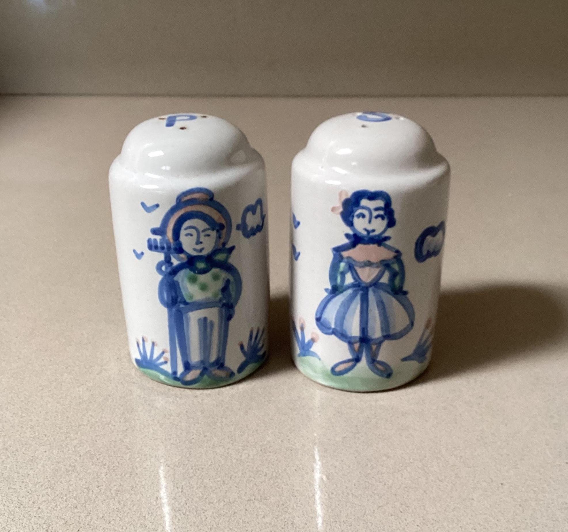 MA Hadley Farmer and Wife Salt and Pepper Shakers
