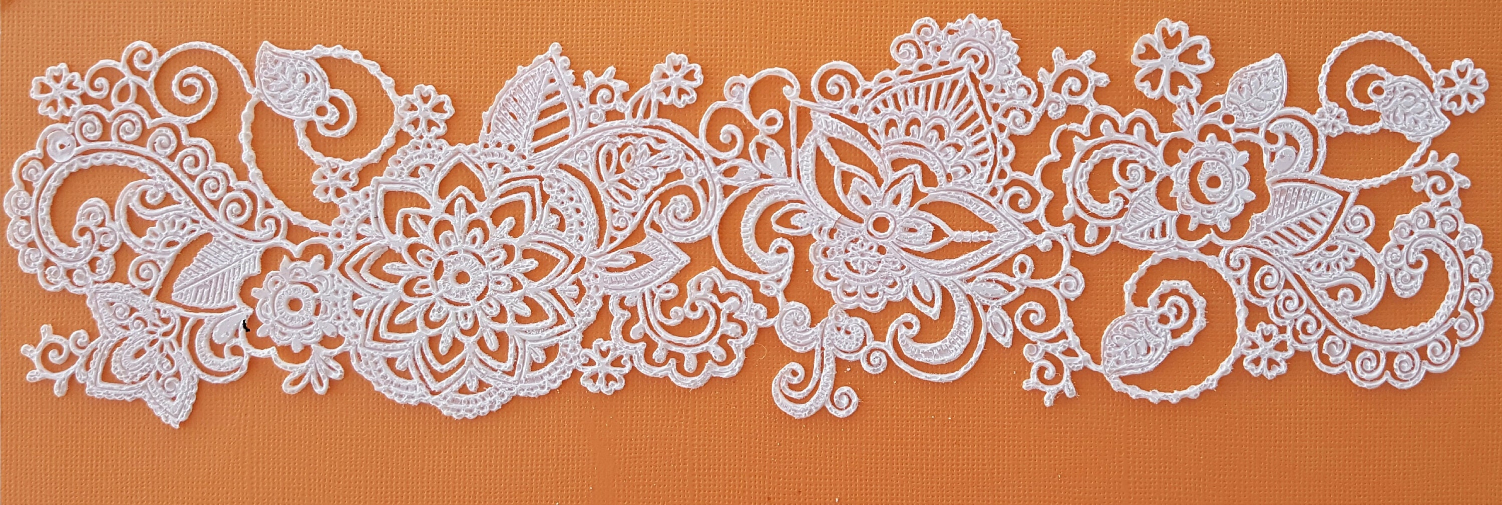 Edible Lace, Cake Lace Hannah Henna Tattoo Edible Cake Lace -Ready to Use Edible Lace for Edible Cake Lace Topper