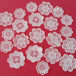 Edible Lace - Embroidery Blossoms Edible Cake Lace - Ready to Use Edible Lace for Edible Lace DIY Cake