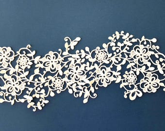 EDIBLE Cake Lace White Vanilla Midnight Sentimental Serenade Cake Lace Border