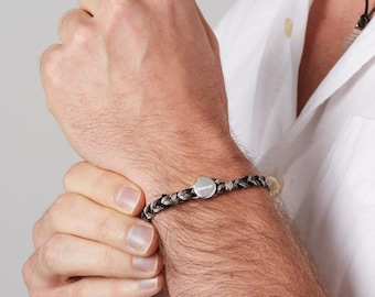 Men's friendship bracelet, Personalised bracelet, Woven bracelet, Mans custom bracelet, Man bracelet, Braided bracelet, Men's boho bracelet
