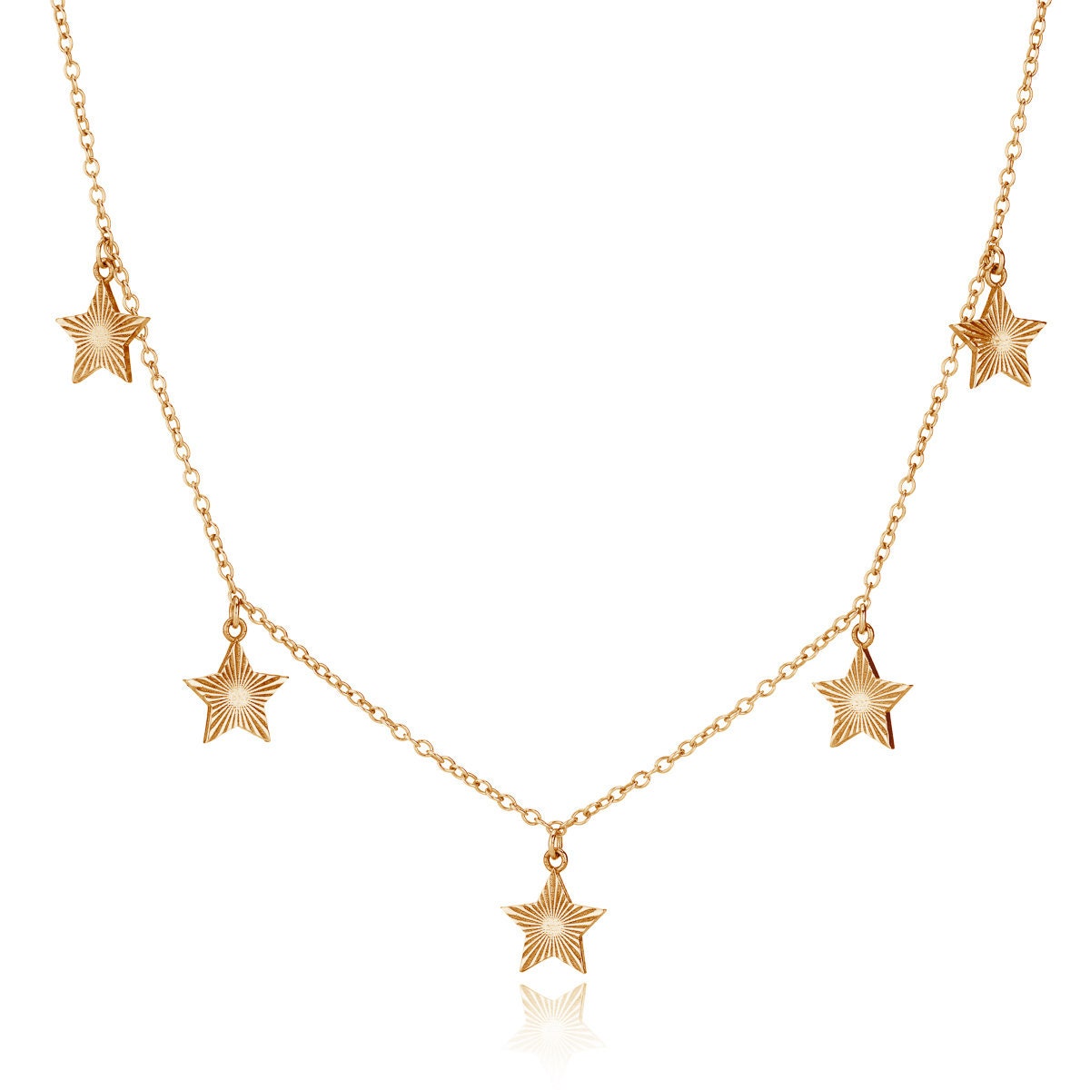 ミュージシャン Star Necklace Gold Golden Star necklace