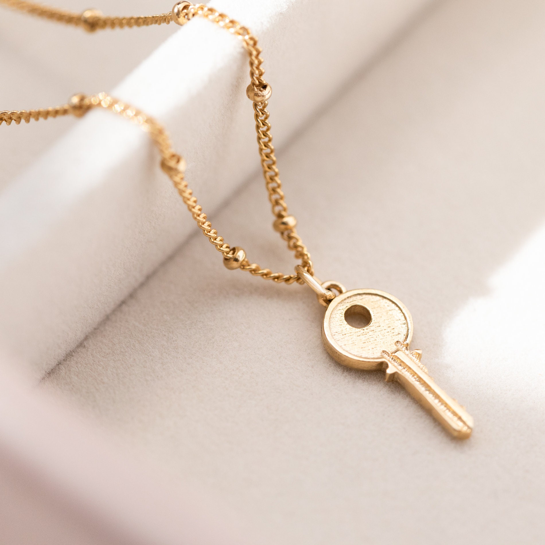 Personalised cheap key necklace