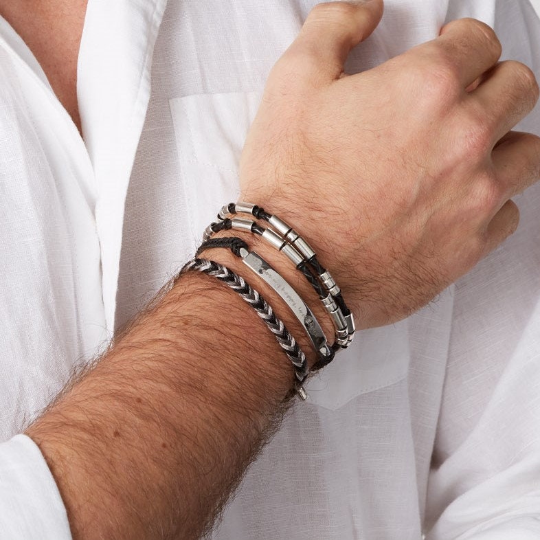 Juego de pulseras de plata personalizadas para parejas - Etsy España Juego de pulseras de plata personalizadas para parejas - Etsy España