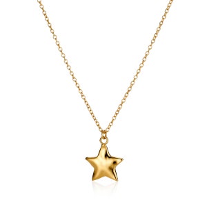Personalised Small Star Charm Necklace, Gold Star pendant, Engraved Star Necklace, Custom Rose gold Necklace, Gift for sister image 2