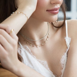 Larimar and Gold Choker