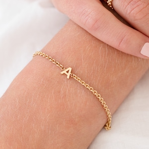 Little Letter Single Initial Bracelet