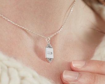 Silver Gold Path Reminder Necklace